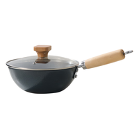 荣事达（Royalstar）章丘小铁锅炒锅炒菜锅家用无涂层平底一人食电磁炉灶具通用迷你24 24CM小铁锅