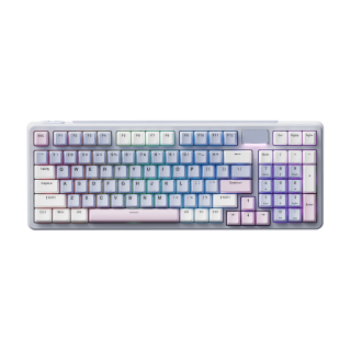 雷柏 无线三模 机械键盘  莫奈仙踪 快银轴 RGB