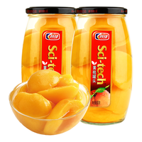 科技黄桃罐头800g*2瓶 水果罐头即食休闲零食水果捞糖水饮料甜点