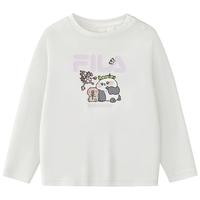 FILA X BAMBOOMATES联名系列童装婴儿长袖2025年秋季男女上衣