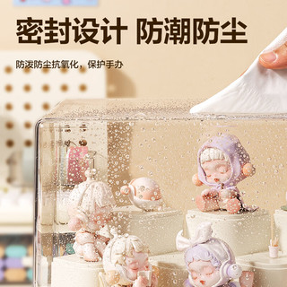  deli/得力 透明防尘 盲盒展示架 自由底座