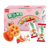 嘉士利 果乐果香夹心饼干草莓味果酱1000g