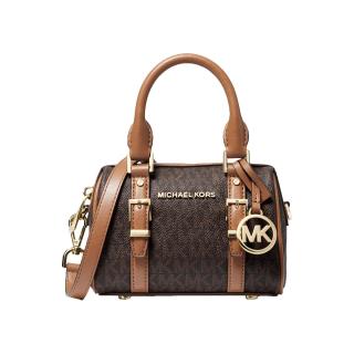 MICHAEL KORS MK Bedford老花斜挎单肩波士顿包