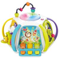 汇乐六面体婴儿玩具手拍鼓0-1岁多功能早教百宝箱鼓周岁