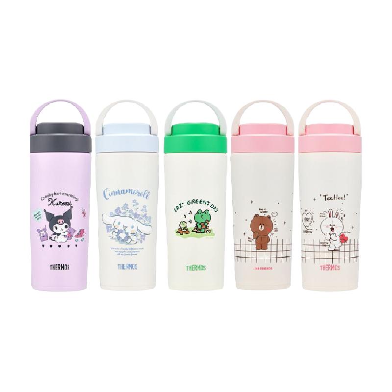 膳魔师（THERMOS）保温杯304钢男女士儿童大容量保冷水杯子TCOV-420-WB(ocean)