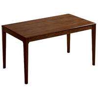 全友家居 实木餐桌原木风客厅小户型吃饭桌子家用4-6人办公学习桌 实木桌面|餐桌