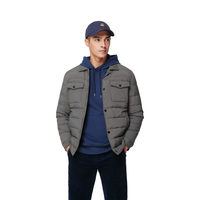 Brooks Brothers/布克兄弟男士秋冬简约纯色鸭绒休闲外套