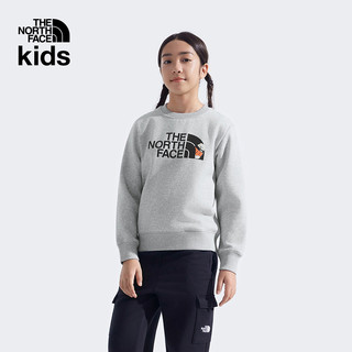 北面童装儿童小熊印花卫衣男女户外保暖TheNorthFace|8F15 JK3/宇宙黑