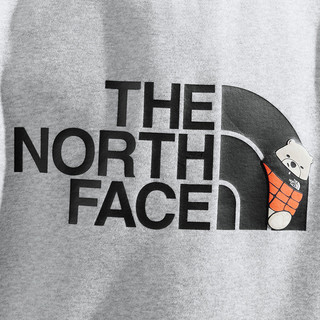 北面童装儿童小熊印花卫衣男女户外保暖TheNorthFace|8F15 JK3/宇宙黑