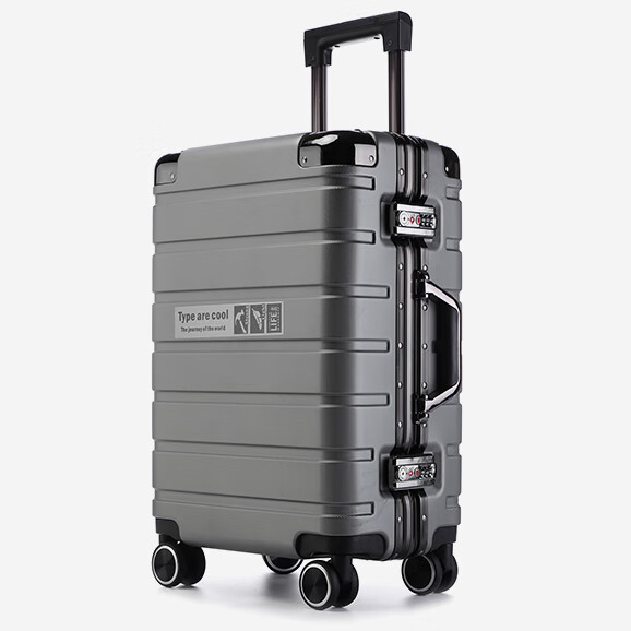 旅刻 铝框拉杆箱 行李箱 硬壳款 24寸