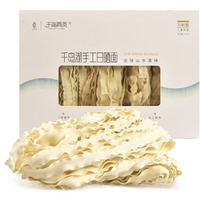 千岛雨贡千岛农品千岛湖手工日晒面 刀削面/细面 细面 八面饼装 730g