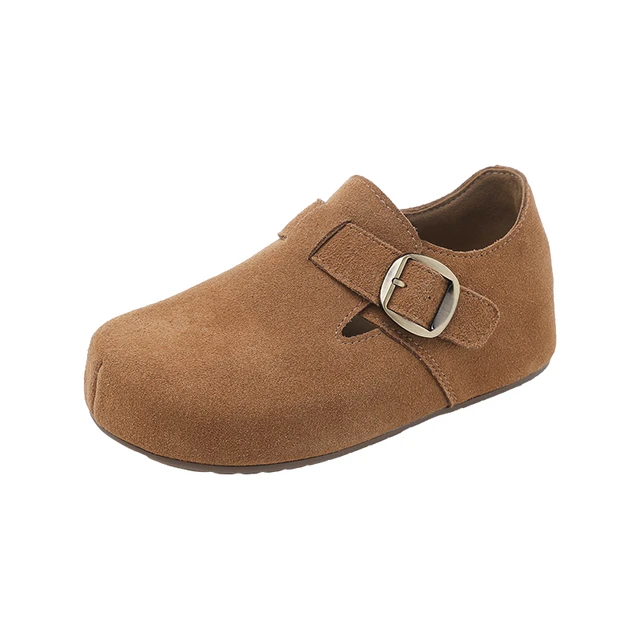 卡丹路勃肯鞋女2025新款秋冬季全包单鞋厚底外穿百搭一脚蹬孕妇懒人鞋