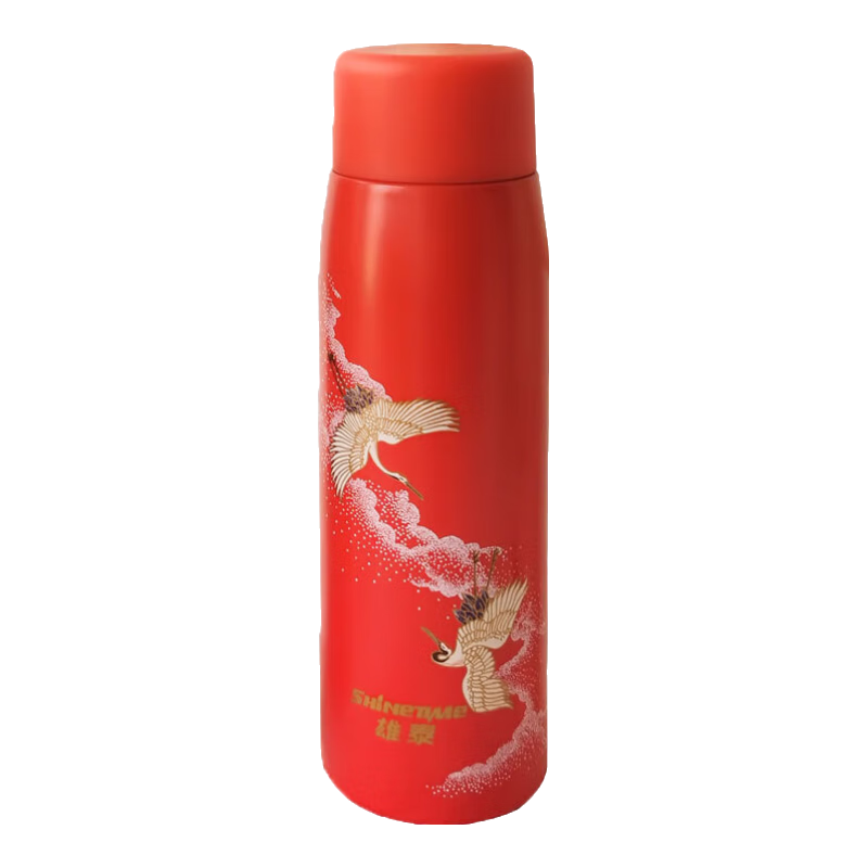 雄泰 304不锈钢 中国红 300ml 保温杯