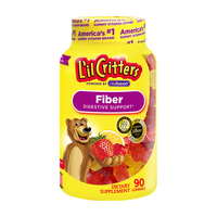 L'il Critters 小熊糖 L’ilCritters丽贵 儿童营养纤维益生菌助消化 软糖 90粒装 美国进口 2岁及以上