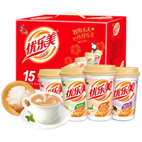 优乐美 多口味椰果奶茶礼盒80g*15杯