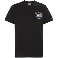 Tommy Jeans男女同款纯棉时尚卡通图案印花圆领短袖T恤DM0DM12858