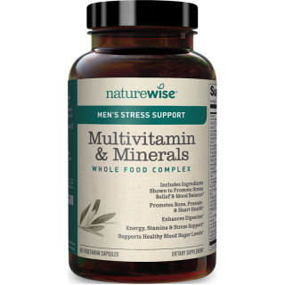 naturewise男士复合维生素 含南非醉茄B族维C钙锌硒多种维生素矿物质60粒/瓶 男性复合维生素
