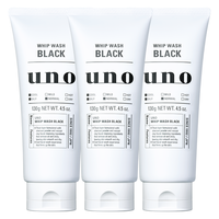  UNO/吾诺 控油祛痘 男士洁面乳套装  130g*3