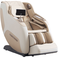 顾家家居 KUKA 按摩椅家用太空舱全自动多功能零重力全身按摩器智能电动大型按摩沙发3D机芯 卡其米父亲节