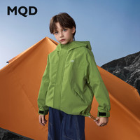 MQD马骑顿 无氟防泼水 男童连帽工装外套