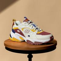 斯凯奇 Stamina V2 男子跑鞋 237138/NTBG 黄色/红色 45