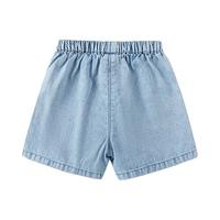 巴拉巴拉男童裤子婴儿短裤牛仔休闲裤夏装宽松时尚洋气帅气有型潮 牛仔浅蓝88101 90