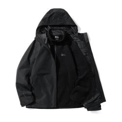 Jack Wolfskin TAUBENBERG男款户外抓绒三合一冲锋衣外套A65384