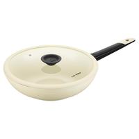 卡特马克不粘锅含有钛陶瓷无化学涂层炒菜锅平底家用炒锅