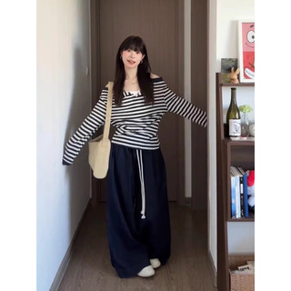  LDBE 假两件设计 女士长袖T恤