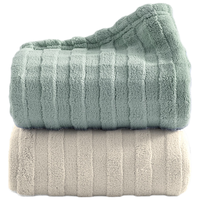 三利7A抗菌家用毛巾云柔吸水速干2条男洗脸洗澡女柔软面巾 绿色+白色 【7A抗菌加厚款】绿白 2条