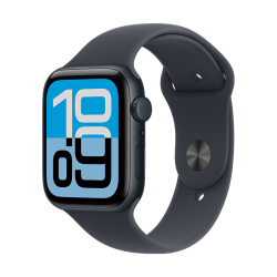 Apple Watch SE 3 智能手表 GPS+蜂窝版 44mm 午夜色 铝金属 午夜色运动型表带 S/M