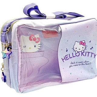 三丽鸥（SANRIO）HelloKitty收纳斜挎包可放玩偶 潮玩周边纪念品斜挎包