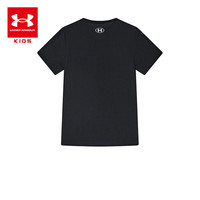 安德玛(Under Armour)童装短袖T恤男大童篮球T恤夏款圆领透气宽松休闲运动上衣1389991