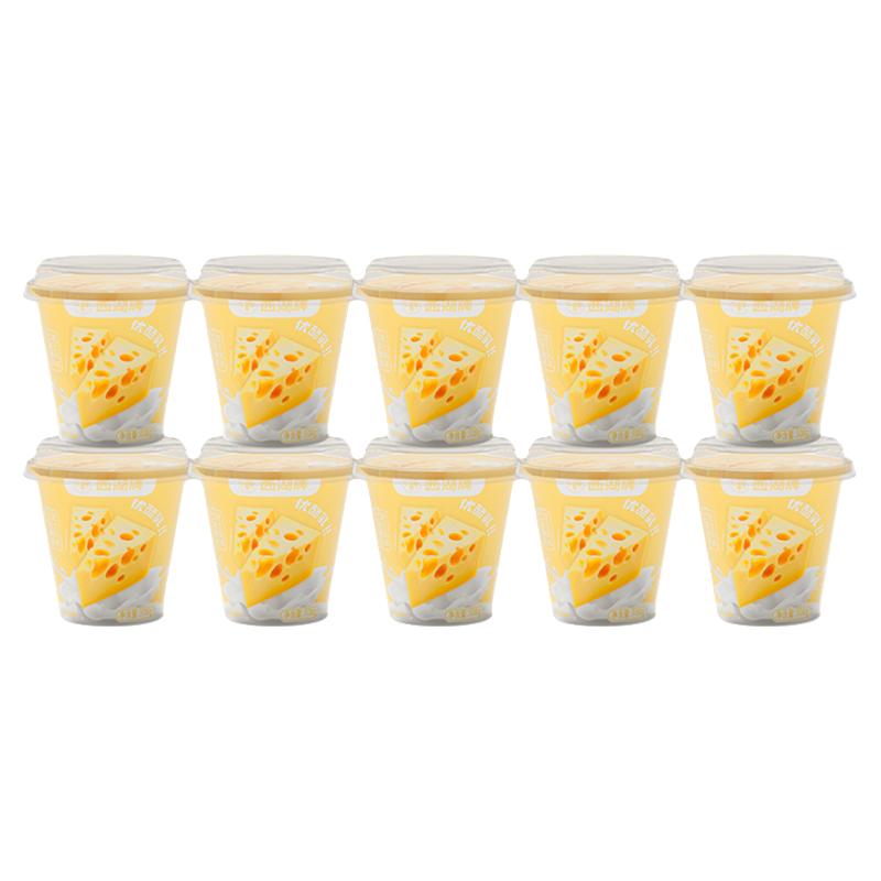  西湖牌 生牛乳发酵 芝士味优酪乳  10杯*100g 组合装 100.00g