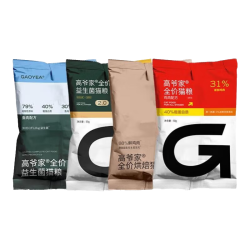 高爷家 全价兔肉益生菌 益肠动力系列 冻干美毛猫粮 G 四种猫粮