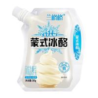 兰格格 草原酸奶蒙式冰酪原味/草莓味酸奶180g*12袋装便携