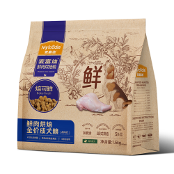 麦富迪 狗粮 焙可鲜低温烘焙全价犬粮小型中大型通用鲜肉烘焙狗粮 兔肉果蔬|成犬粮7.5kg(1.5k