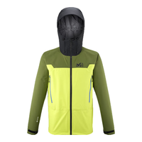 MILLET觅乐KAMET男士硬壳冲锋衣MIV7739 黄绿拼色 S