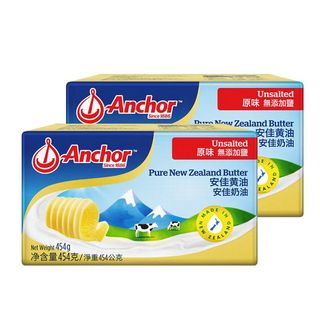安佳动物黄油原味新西兰烘焙家用草饲黄油煎牛排抹面包曲奇