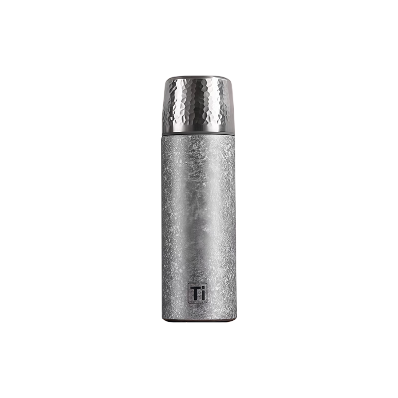  JIWUSENLIN/几物森林 茶水分离 保温杯  商务便携 银色 500ml