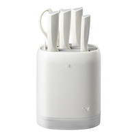 王麻子钛金刀具套装 家用菜刀厨房用具大全切菜刀砍骨刀水果刀厨具刀具全套【钛抗菌防锈】 钛金| 抗菌防锈 |大师级锋利