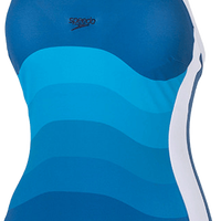 Speedo 夏季款Star Opal 连体泳衣女装休闲舒适时尚运动泳装