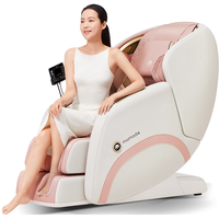 摩摩哒（momoda）家用4D精钢机芯按摩椅全身太空舱老人全自动多功能SL导轨零重力智能豪华电动沙发颈椎椅 M630Plus莓果粉