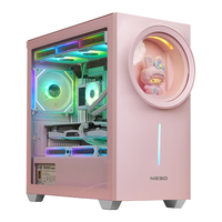 NESO 星耀舰3 元气粉专属电脑主机箱(次二元风格/赠专属盲盒/MATX主板位/ARGB同步灯效/360水冷) 【元气粉】MATX主板位/360水冷位