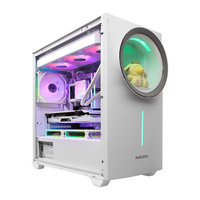 NESO 星耀舰3 冰川白专属电脑主机箱(次二元风格/赠专属盲盒/MATX主板位/ARGB同步灯效/360水冷)