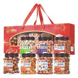 每果时光 纯坚果礼盒1760g 零食礼包腰果开心果混发 纯坚果礼盒1760g
