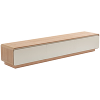 全友家居 简约奶油风电视柜客厅家用收纳储物柜子落地靠墙家具 【原木风】电视柜主柜