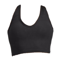 安德玛（UNDERARMOUR）【明星同款】UA Meridian柔感系列女训练运动内衣-低强度6005754 黑色003 2XL