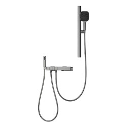 海尔 Haier L503 淋浴花洒全套装 家用简易卫生间分体式 增压喷枪 灰色