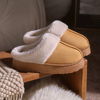 【4.5加厚鞋底】初轩 2025冬季家居加厚毛绒保暖棉拖鞋